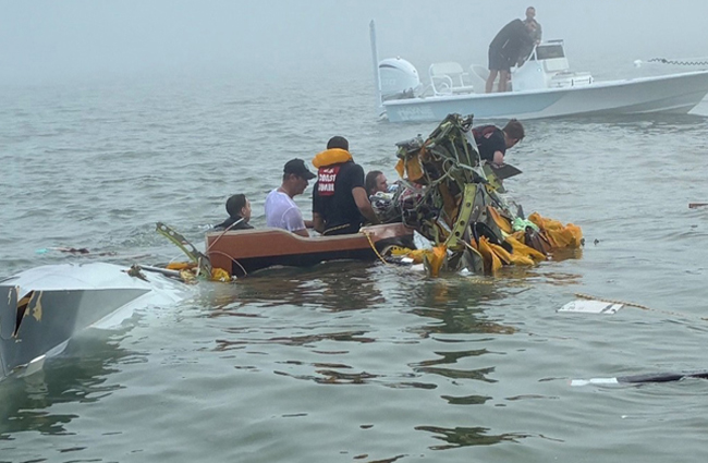 Meksika Donanması’nın helikopteri Texas’ta düştü