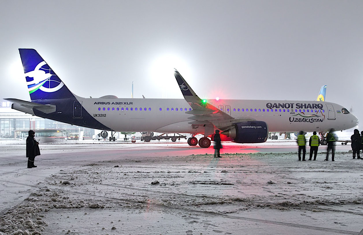 Özbek havayolu ilk A321XLR uçağını teslim aldı