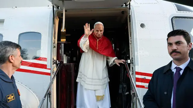 Papa 14. Leo’dan Erdoğan’a helikopter teşekkürü