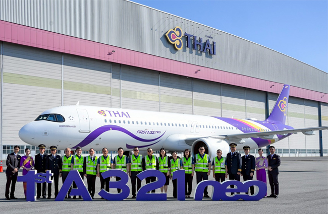 Thai Airways ilk A321neo uçağını filosuna kattı