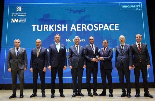 TUSAŞ Turquality kapsamında iki ödül birden aldı