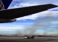 United Airlines uçağını motor arızası geri döndürdü