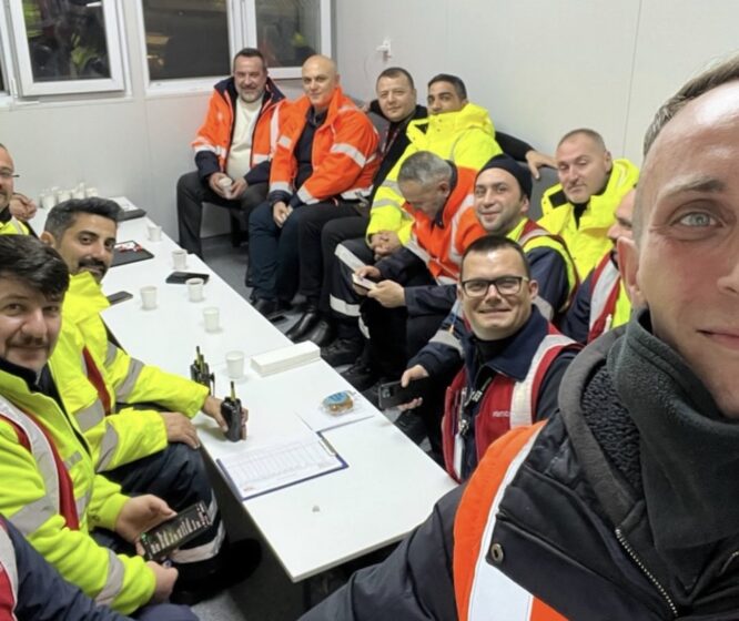 TGS Genel Müdürü Akyurt İST’teki operasyon ekiplerini ziyaret etti