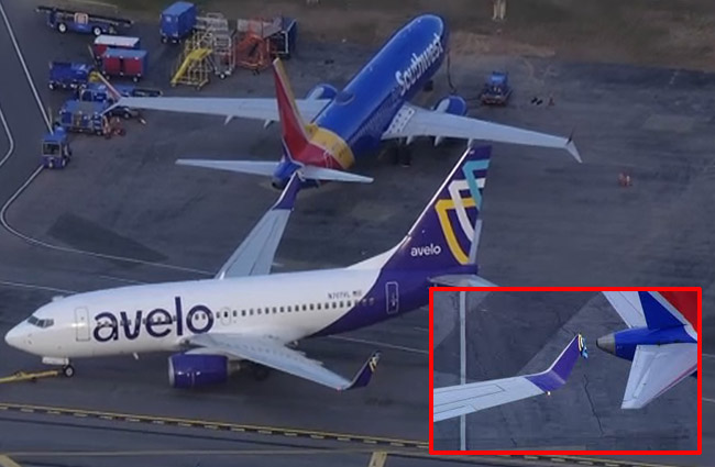 ABD Kuzey Karolina’da iki uçak yerde çarpıştı