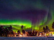 Almanya’da Kuzey ışıkları büyüledi