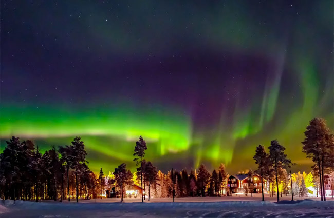 Almanya’da Kuzey ışıkları büyüledi