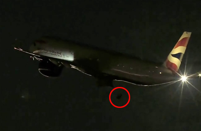 BA uçağının kalkışta tekerleği koptu