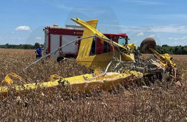 Brezilya’da düşen Air Tractor’un pilotunu hayatını kaybetti
