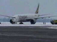 Etiyopya Havayolları’nın B777F’i takside pistten çıktı