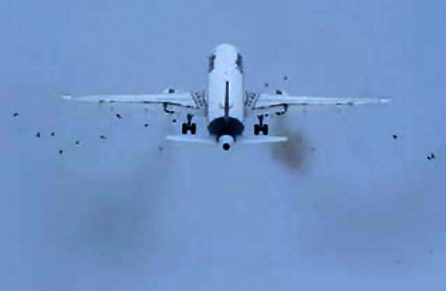 Lufthansa uçağı kalkışta tehlike atlattı