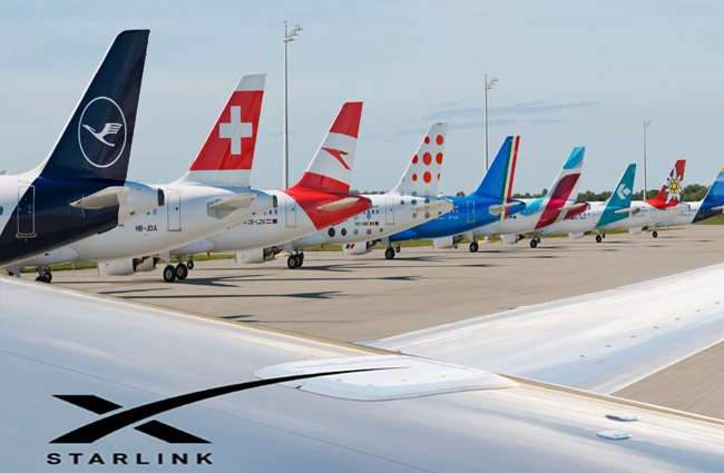Lufthansa Grubu 850 uçağınıda starlinke geçiriyor