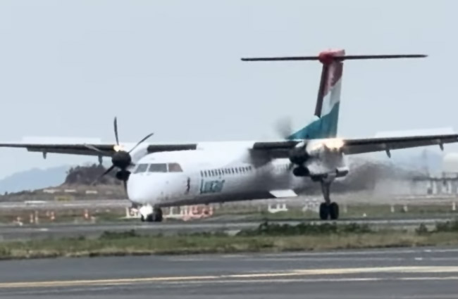 Luxair uçağı Nice Havalimanı’na acil indi