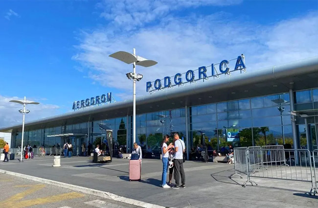 Podgorica Havalimanı 2025’te yolcu kaybetti