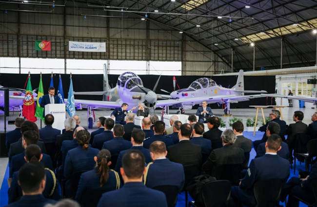 Embraer 5 adet A-29N Super Tucano’yu Portekiz’e teslim etti
