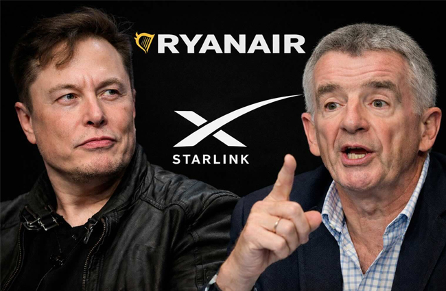 Ryanair CEO’su O’Leary starlink açıklaması yaptı