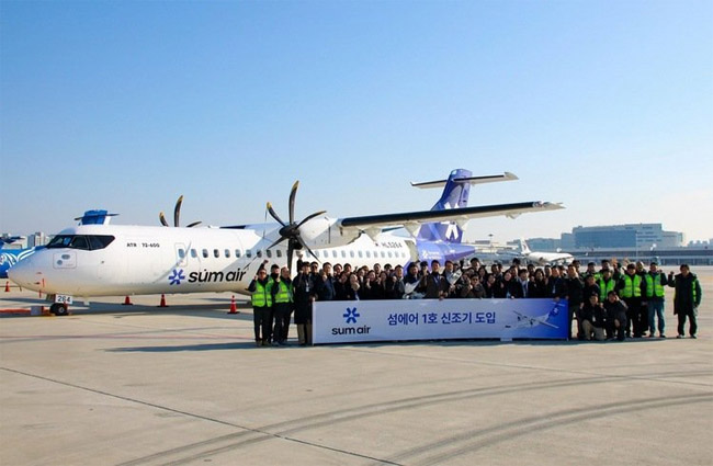 Sum Air, ATR 72-600 uçağını teslim aldı