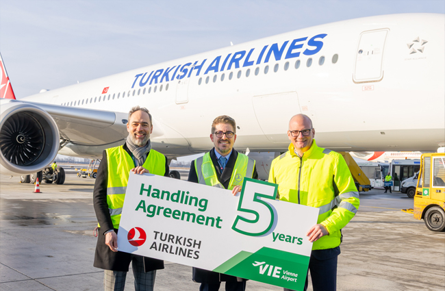 THY Viyana’da 5 yıllık imza attı