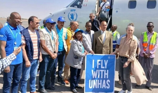 Hartum’a  3 yıl sonra ilk BM uçuşu yapıldı