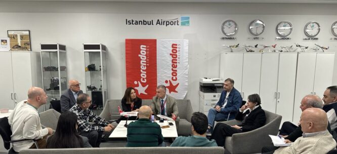 Corendon Genel Müdür Yardımcısı Batu İHMD’yi ziyaret etti