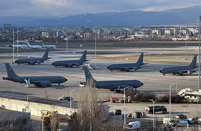 ABD tanker uçaklarını Sofya’ya konuşlandırdı