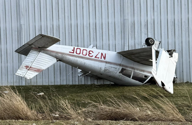 Indiana Monroe County Havalimanı’nı kasırga vurdu