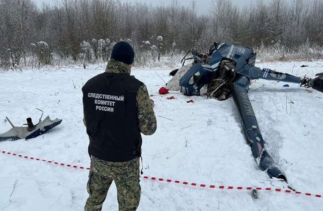 Rusya Amur’da R44 düştü; 3 kişi hayatını kaybetti