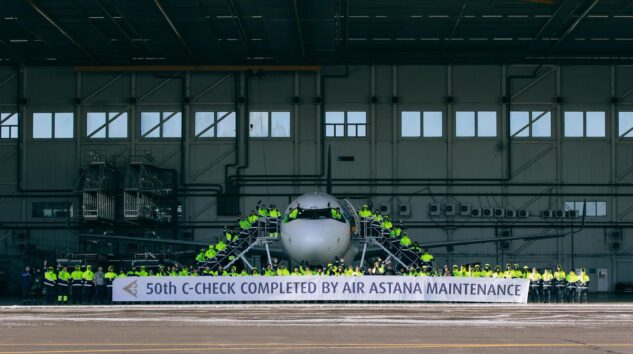 Air Astana, kendi teknik merkezinde 50. C-Check’i tamamladı