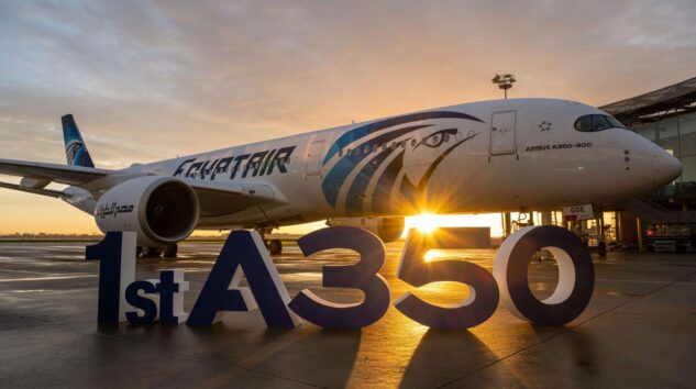 Kuzey Afrikalı EGYPTAIR, A350-900’ün ilk operatörü oldu