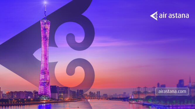 Air Astana, Çin’de yeni bir noktaya tarifeli seferlere başlayacak
