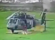 Kolombiya’da UH-60 helikopterini yıldırım isabet etti