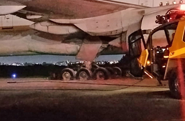 LATAM Airlines uçağı yüksek hızda kalkışı iptal etti