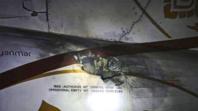 Myanmar’da yolcu uçağına İHA saldırısı yapıldı