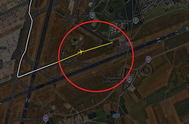 SAS’ın A320 uçağı taksi yolundan kalkmaya çalıştı