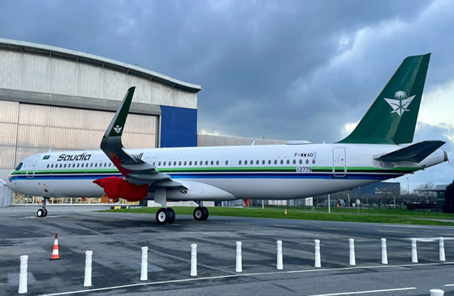 Saudia Havayolu’nun ilk A321XLR görüntülendi