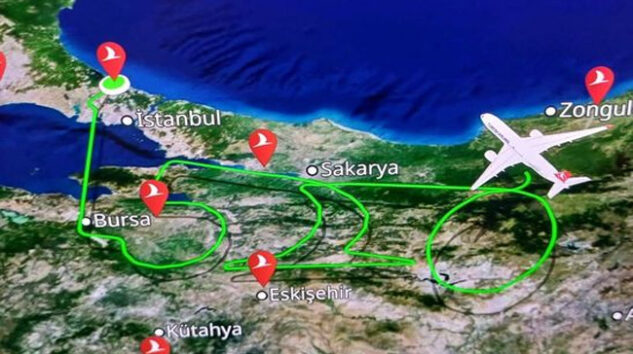 THY 500’ncü uçağı için özel uçtu