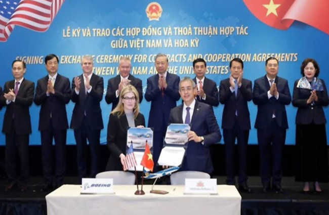 Vietnamlı 3 havayolundan Boeing’e dev sipariş