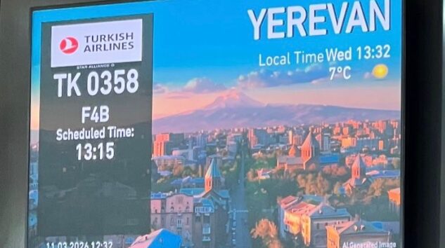 THY Erivan’a seferlere başladı