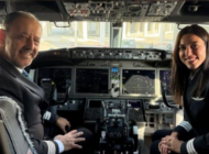 Sunexpress kaptanı Sarıhan kokpiti kızına devretti