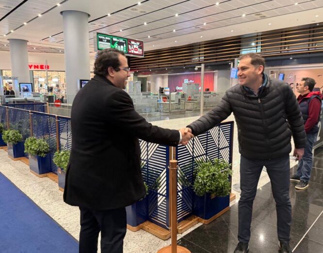 İGA yönetimi çalışanlarla bayramlaştı