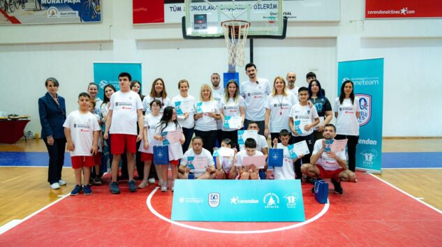 Corendon, Antalya’da ZİÇEV’in özel sporcularına basketbol eğitimi verdi