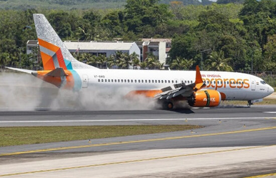 Air India Express uçağı Phuket Havalimanı’na sert indi