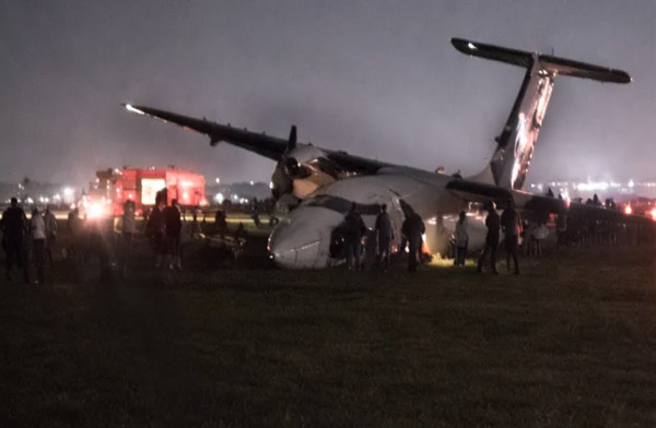 Kenya inişinde Auric Air’in Dash 8-100’ü kaza yaptı