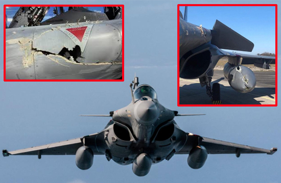 Fransa’da Rafale eğitimde elektrik tellerine takıldı