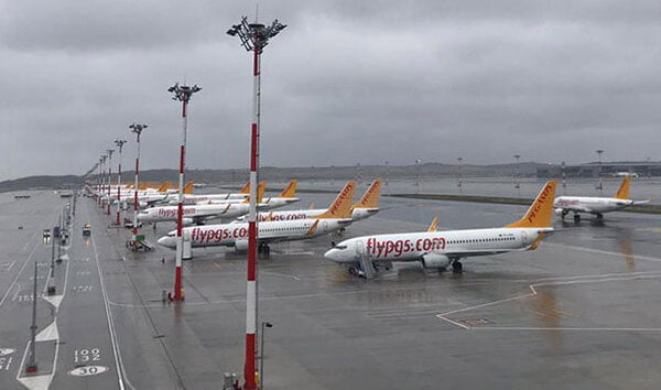 İSG’ye inemeyen 32 uçak İGA’ya yönlendirildi