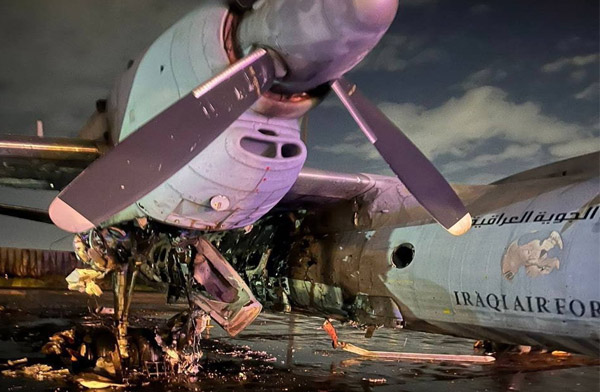 İran Bağdat Havalimanı’nda An-32B uçağını vurdu