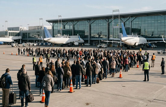 Kansas’ta bomba ihbarı sonrası yolcular aprona çıktı
