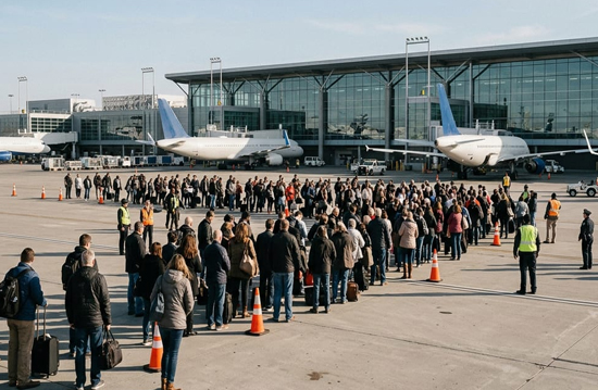 Kansas’ta bomba ihbarı sonrası yolcular aprona çıktı