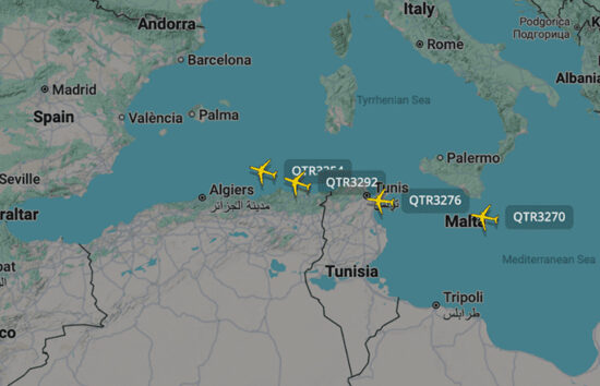 Katar Havayolları’nın 4 uçağı İspanyada