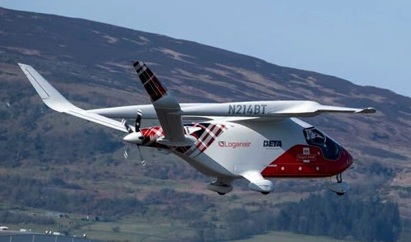 Loganair ilk elektrikli ticari uçuşunu yaptı
