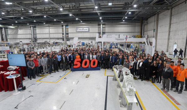 TUSAŞ A220zprogramında 500’ncü sevkiyatı yaptı